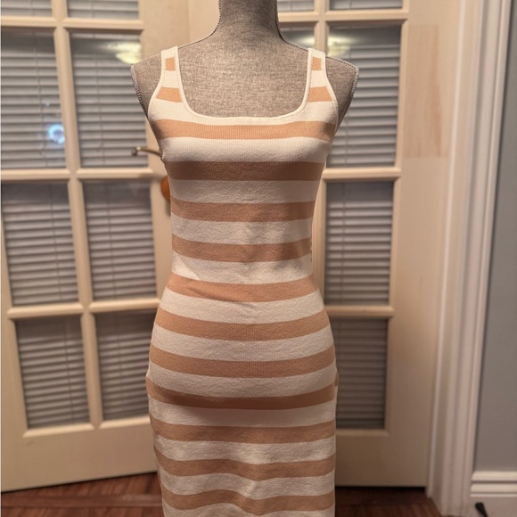 Babaton (Aritzia) Sculpt Knit Squareneck Minidress - Picture 2 of 6